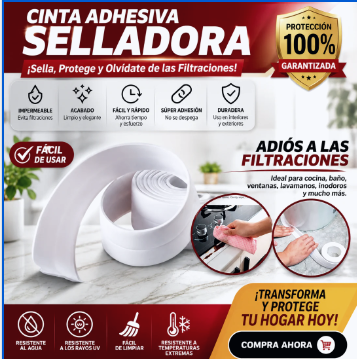 QuickSeal™ - Cinta Adhesiva Selladora Impermeable
